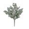 18" Artificial Snowy Eucalyptus Bush – Frosted Winter Greenery Pick for Holiday Arrangements-85284